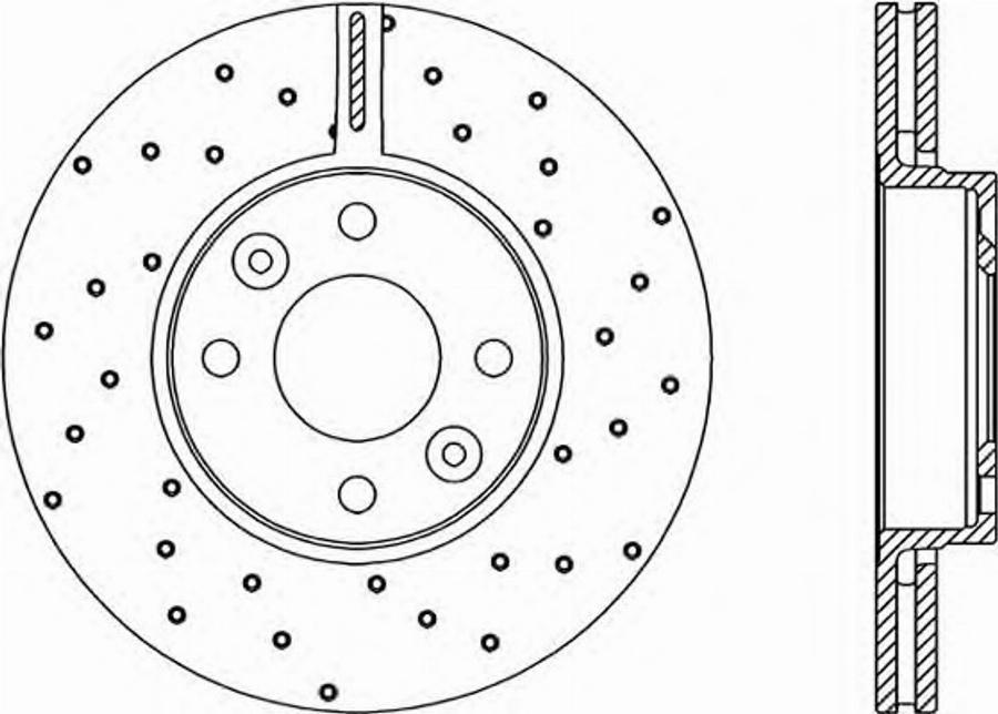 Open Parts BDRS1985.25 - Disque de frein cwaw.fr