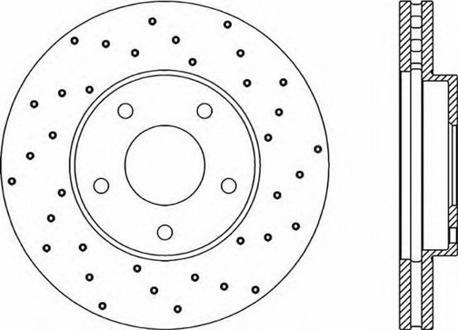 Open Parts BDRS1986.25 - Disque de frein cwaw.fr