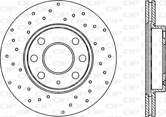 Open Parts BDRS1983.25 - Disque de frein cwaw.fr