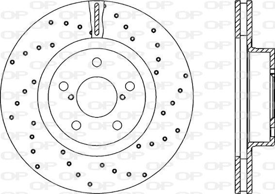 Open Parts BDRS1493.25 - Disque de frein cwaw.fr