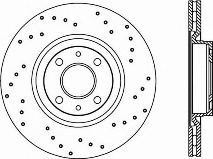 Open Parts BDRS101625 - Disque de frein cwaw.fr