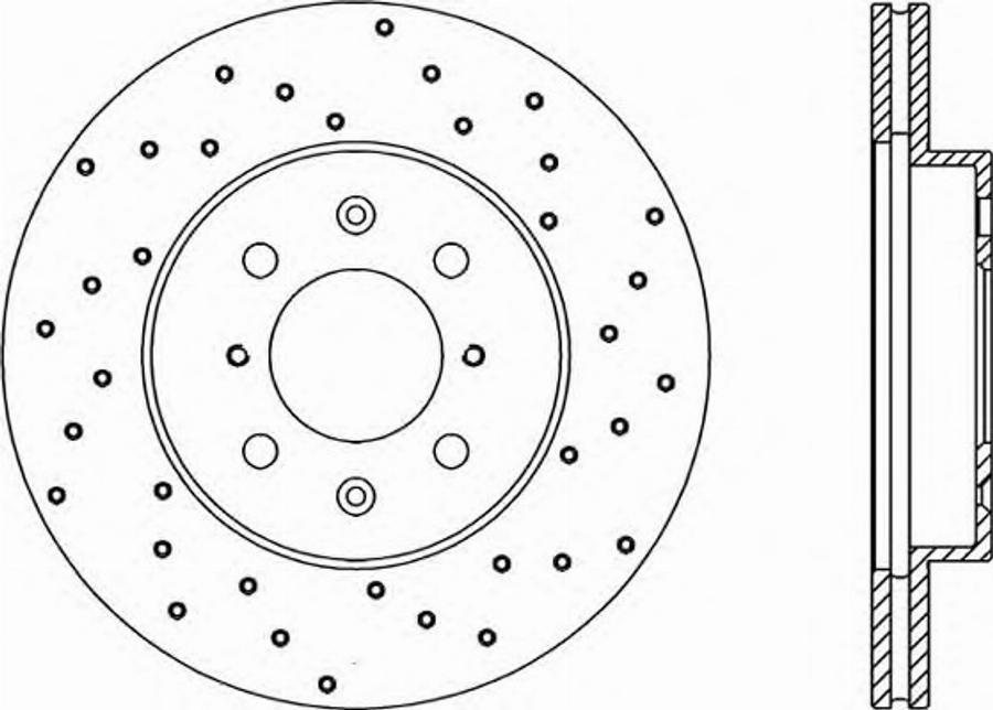 Open Parts BDRS1215.25 - Disque de frein cwaw.fr