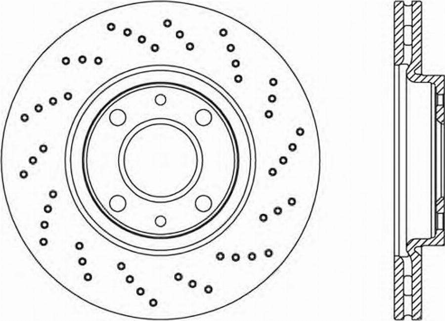 Open Parts BDRS1235.25 - Disque de frein cwaw.fr