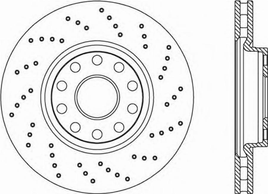 Open Parts BDRS123325 - Disque de frein cwaw.fr