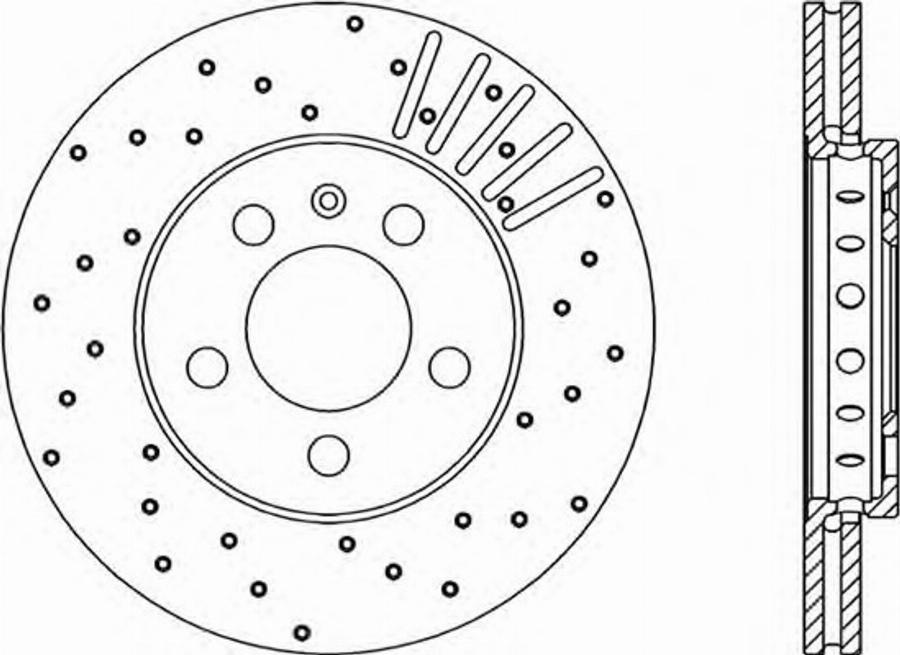 Open Parts BDRS1730.25 - Disque de frein cwaw.fr