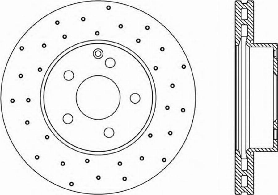 Open Parts BDRS2418.25 - Disque de frein cwaw.fr