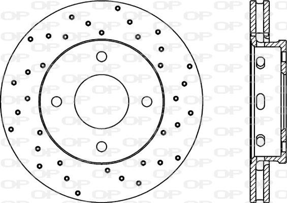 Open Parts BDRS2055.25 - Disque de frein cwaw.fr