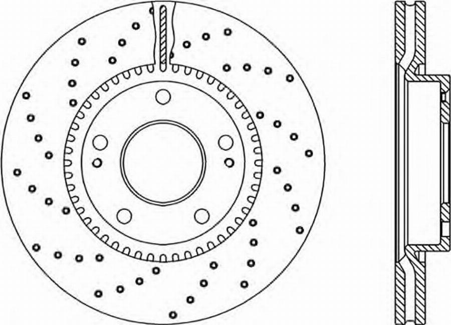 Open Parts BDRS2069.25 - Disque de frein cwaw.fr