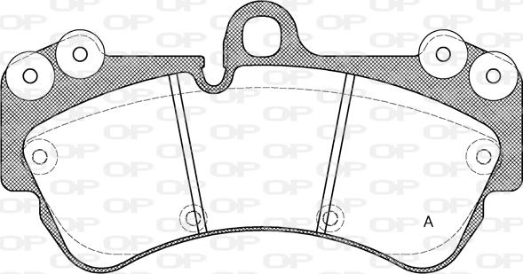 Open Parts BPA0994.00 - Kit de plaquettes de frein, frein à disque cwaw.fr