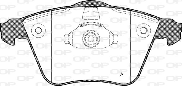 Open Parts BPA0964.20 - Kit de plaquettes de frein, frein à disque cwaw.fr