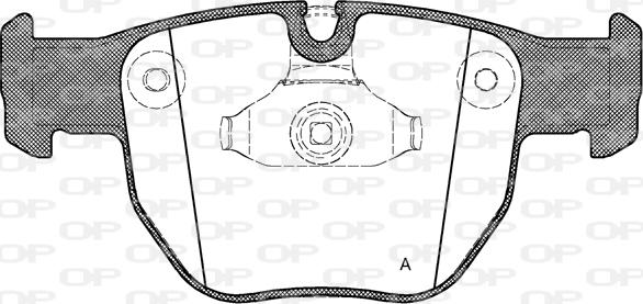 Open Parts BPA0979.00 - Kit de plaquettes de frein, frein à disque cwaw.fr