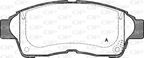 Open Parts BPA0402.02 - Kit de plaquettes de frein, frein à disque cwaw.fr