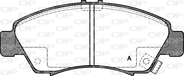 Open Parts BPA0419.02 - Kit de plaquettes de frein, frein à disque cwaw.fr