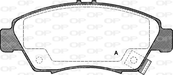 Open Parts BPA0418.02 - Kit de plaquettes de frein, frein à disque cwaw.fr