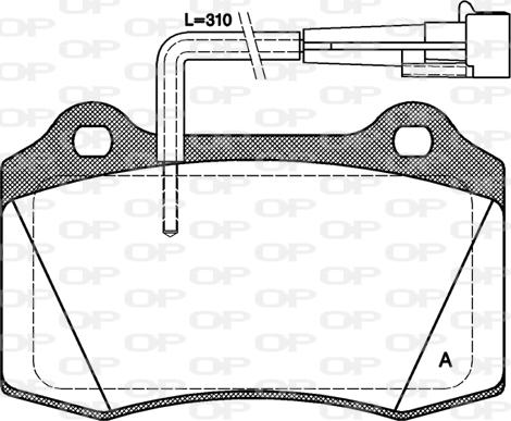 ATE 604968 - Kit de plaquettes de frein, frein à disque cwaw.fr