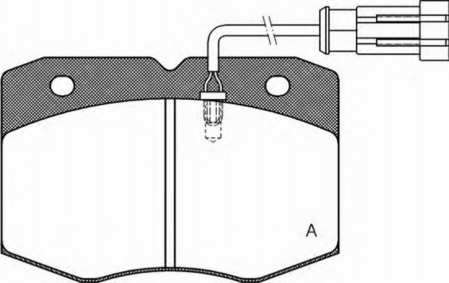 Open Parts BPA0435.12 - Kit de plaquettes de frein, frein à disque cwaw.fr