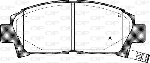 Open Parts BPA0427.02 - Kit de plaquettes de frein, frein à disque cwaw.fr