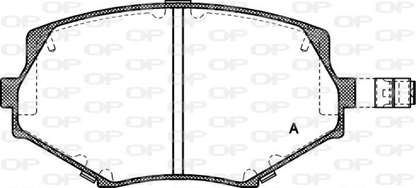 Open Parts BPA0478.02 - Kit de plaquettes de frein, frein à disque cwaw.fr