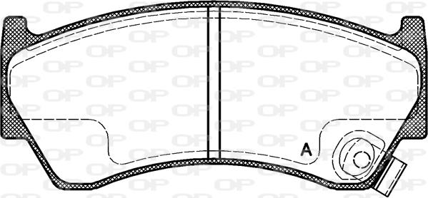 Open Parts BPA0592.42 - Kit de plaquettes de frein, frein à disque cwaw.fr