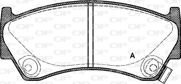 Open Parts BPA0592.02 - Kit de plaquettes de frein, frein à disque cwaw.fr