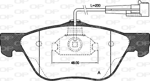 Open Parts BPA0589.02 - Kit de plaquettes de frein, frein à disque cwaw.fr