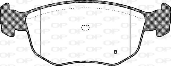 Open Parts BPA0575.02 - Kit de plaquettes de frein, frein à disque cwaw.fr