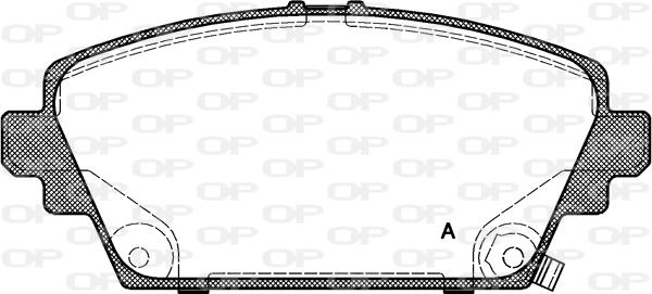 Open Parts BPA0694.02 - Kit de plaquettes de frein, frein à disque cwaw.fr