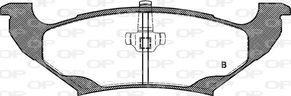 Open Parts BPA0690.10 - Kit de plaquettes de frein, frein à disque cwaw.fr