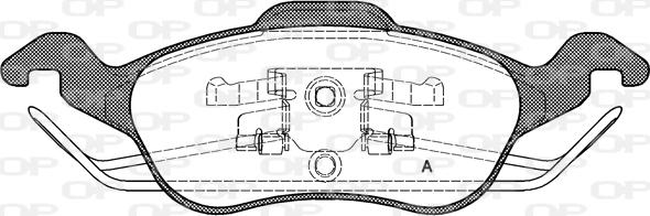 Open Parts BPA0691.00 - Kit de plaquettes de frein, frein à disque cwaw.fr