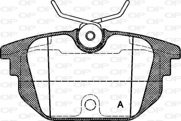 Open Parts BPA0692.00 - Kit de plaquettes de frein, frein à disque cwaw.fr