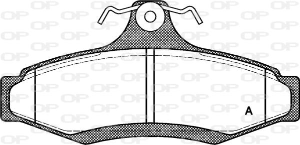 Open Parts BPA0646.10 - Kit de plaquettes de frein, frein à disque cwaw.fr