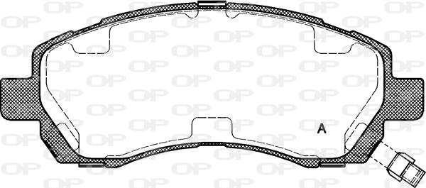 Open Parts BPA0647.02 - Kit de plaquettes de frein, frein à disque cwaw.fr