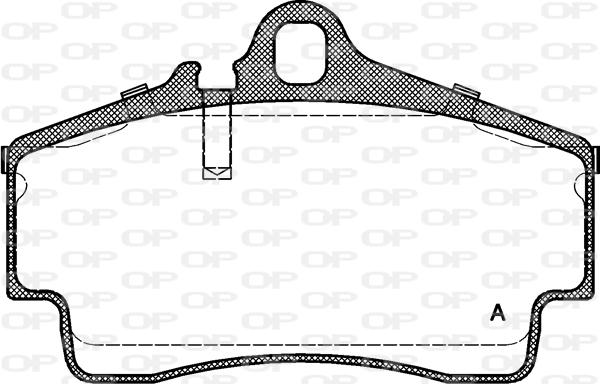 Open Parts BPA0654.00 - Kit de plaquettes de frein, frein à disque cwaw.fr