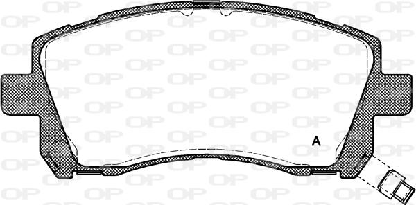 Open Parts BPA0655.02 - Kit de plaquettes de frein, frein à disque cwaw.fr