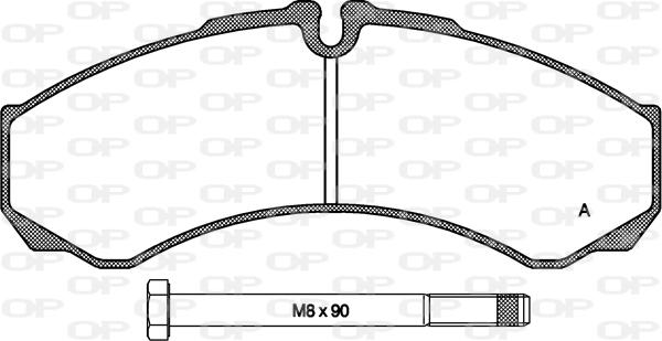 Open Parts BPA0651.00 - Kit de plaquettes de frein, frein à disque cwaw.fr