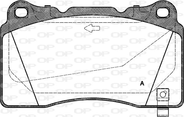 Open Parts BPA0666.32 - Kit de plaquettes de frein, frein à disque cwaw.fr