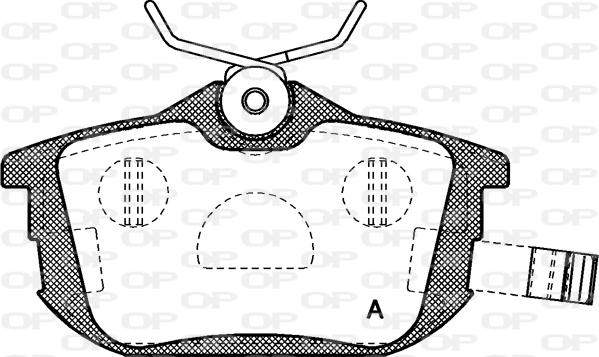 BENDIX 571941 - Kit de plaquettes de frein, frein à disque cwaw.fr