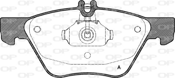 Open Parts BPA0601.00 - Kit de plaquettes de frein, frein à disque cwaw.fr