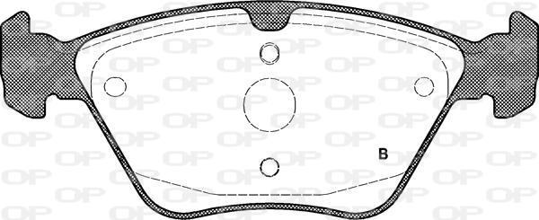 Open Parts BPA0601.00 - Kit de plaquettes de frein, frein à disque cwaw.fr