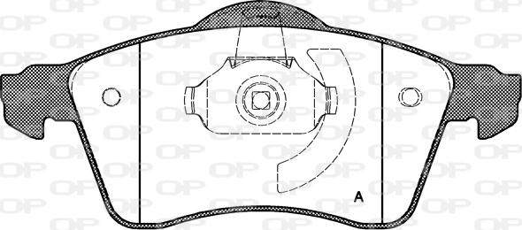 Open Parts BPA0618.00 - Kit de plaquettes de frein, frein à disque cwaw.fr