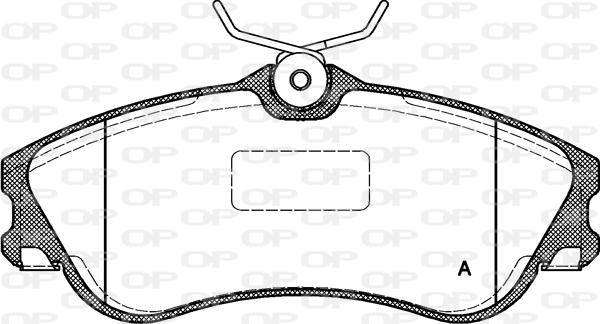 Open Parts BPA0634.00 - Kit de plaquettes de frein, frein à disque cwaw.fr