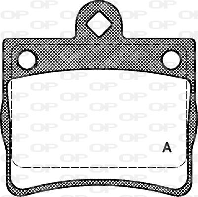 Open Parts BPA0630.00 - Kit de plaquettes de frein, frein à disque cwaw.fr