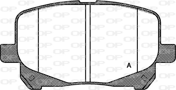 Open Parts BPA0621.10 - Kit de plaquettes de frein, frein à disque cwaw.fr