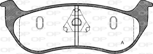 Open Parts BPA0628.75 - Kit de plaquettes de frein, frein à disque cwaw.fr