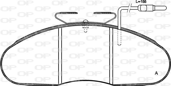 Open Parts BPA0048.02 - Kit de plaquettes de frein, frein à disque cwaw.fr