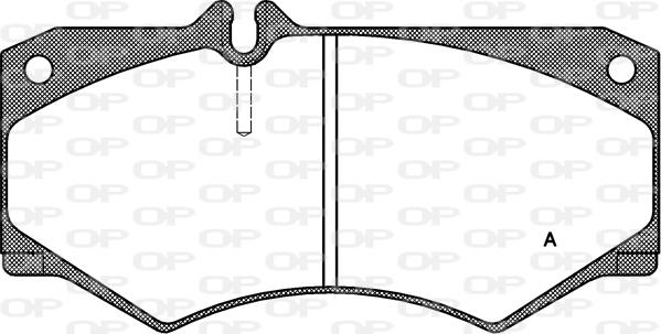 Open Parts BPA0047.30 - Kit de plaquettes de frein, frein à disque cwaw.fr