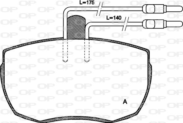 Open Parts BPA0056.04 - Kit de plaquettes de frein, frein à disque cwaw.fr