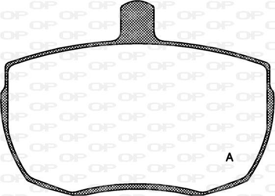 Open Parts BPA0056.00 - Kit de plaquettes de frein, frein à disque cwaw.fr