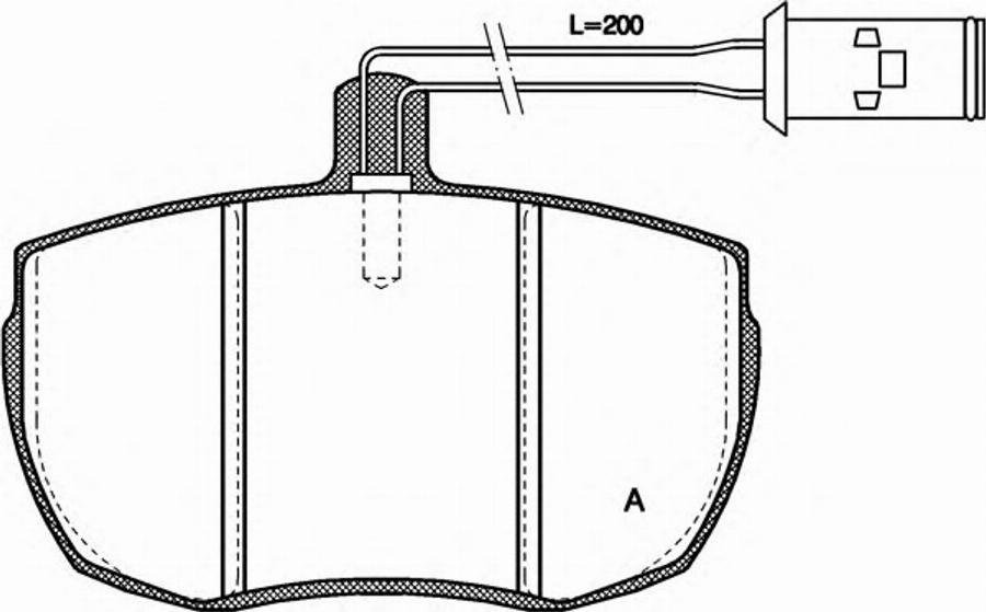 Open Parts BPA0056.12 - Kit de plaquettes de frein, frein à disque cwaw.fr