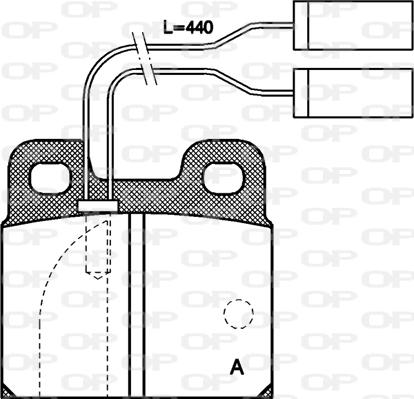 Open Parts BPA0005.01 - Kit de plaquettes de frein, frein à disque cwaw.fr